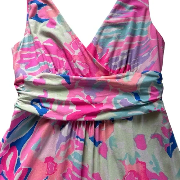 Lilly Pulitzer Sloane Playa Hermosa Sleeveless Maxi Dress Size M - Picture 6 of 12